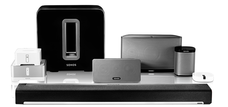 various "SONOS" equipment